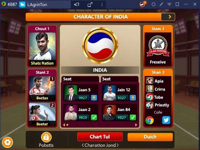 Slam Champion India Character Selection