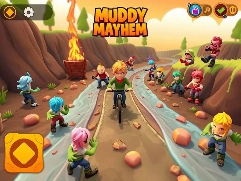 Advanced Muddy Mayhem gameplay strategies visualization