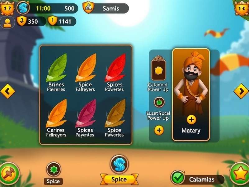 Cumin Royale Conqueror character customization options showing Indian attire