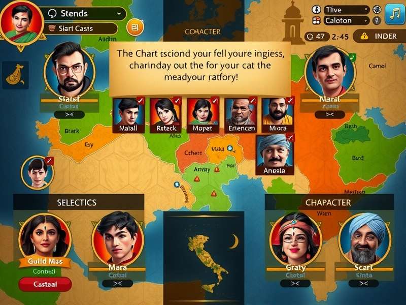 Naan Odyssey Conqueror character selection screen showing diverse historical figures