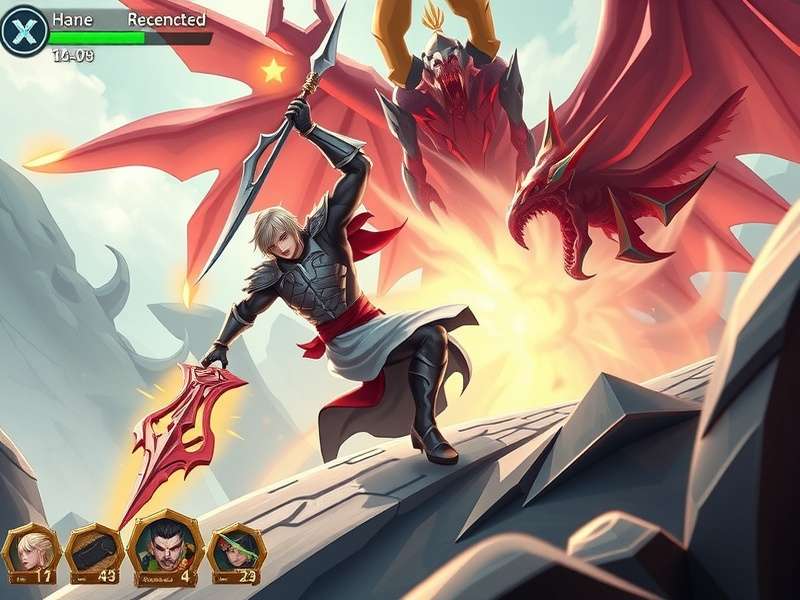 Archero Vanguard Overlord King character selection screen