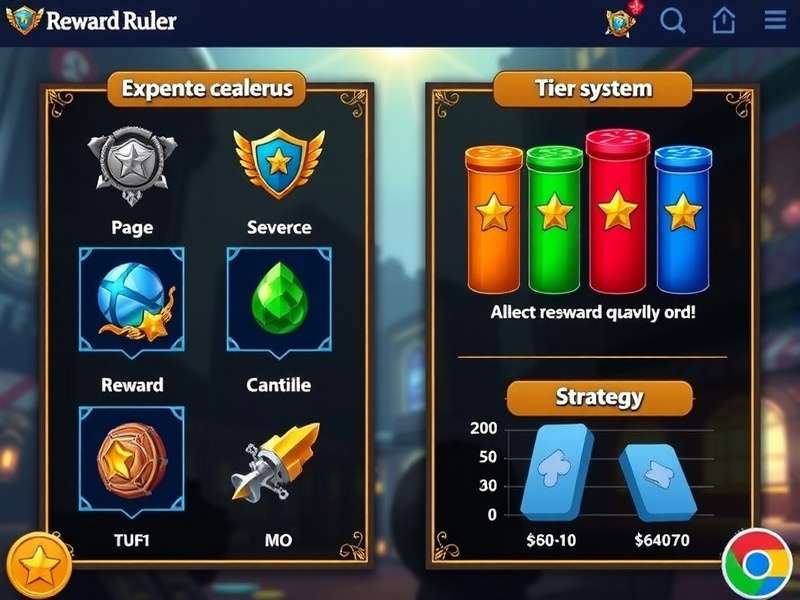 Reward Ruler tier system visualization showing different reward levels