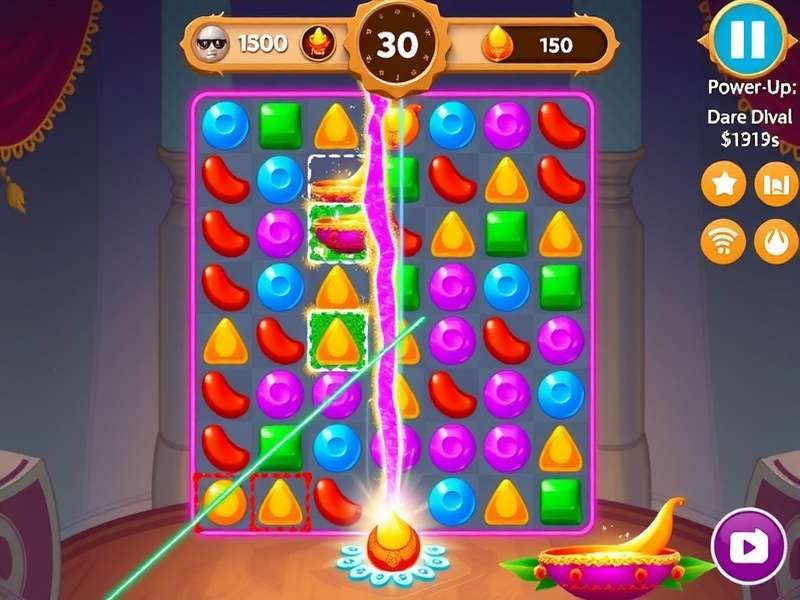 Color Blitz Blitz level progression and power-up demonstration