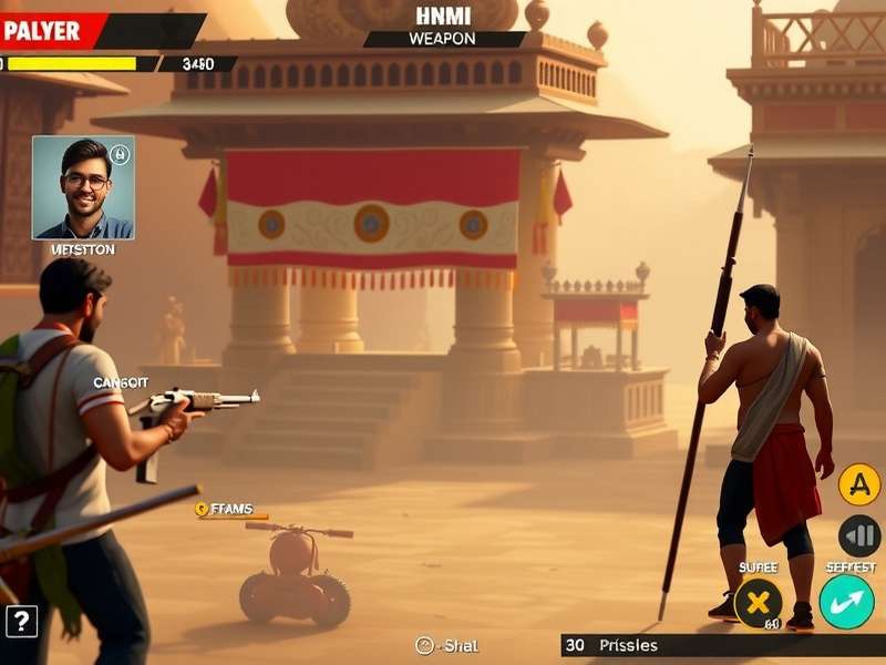 Ganges Battle Royale weapon selection screen