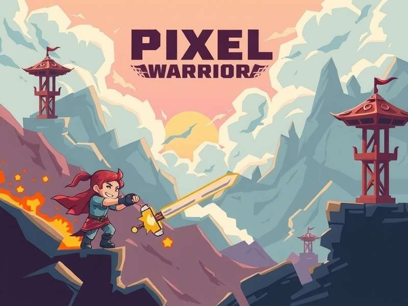 Pixel Warrior Legend Game Banner