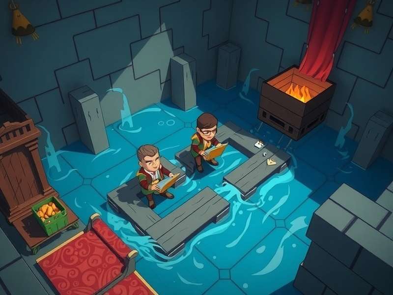 Flood Crusader gameplay screenshot showing water mechanics