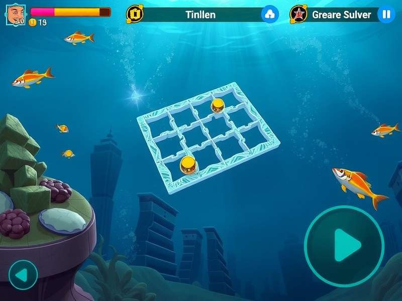 Tidal Treasures underwater gameplay scene