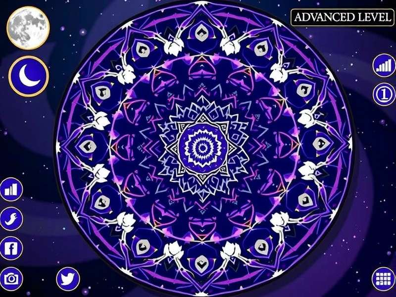 Advanced level mandala with complex patterns