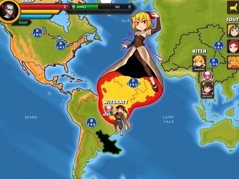 Odyssey Heroic Adventure world map showing different regions