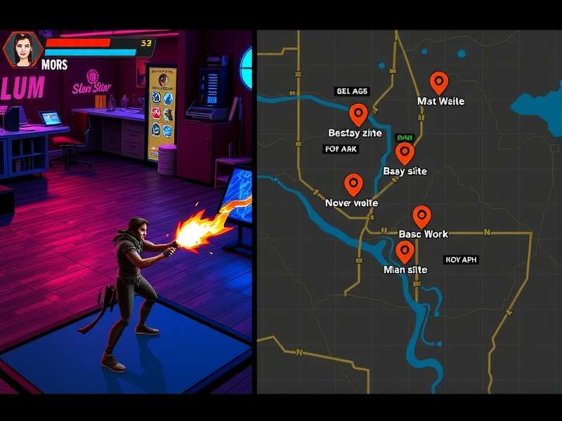 Slum Swish Pro Victor gameplay screenshot showing character action