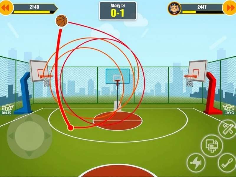 Advanced strategies visualization for Ganesh Basket Queen showing shooting angles and trajectories