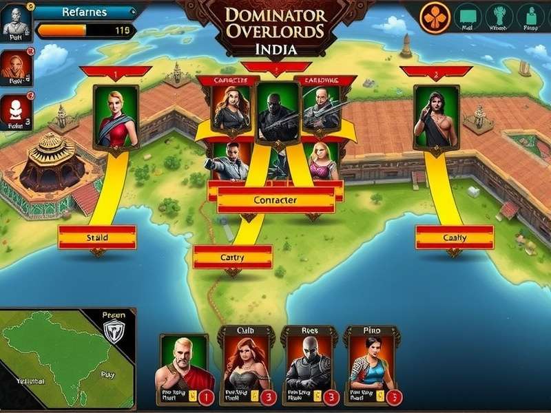 Character selection screen in Dominator Overlords India
