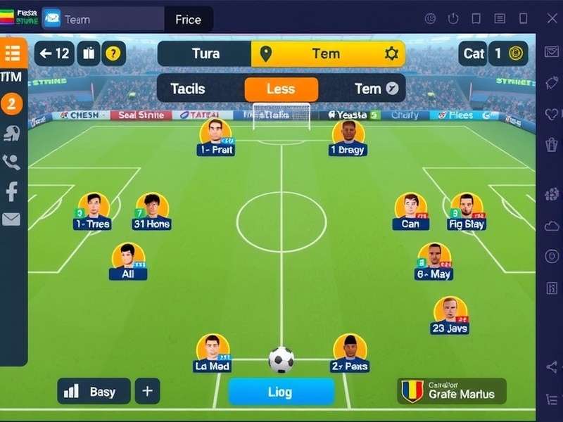 Fiesta Striker Guru gameplay screenshot showing advanced football mechanics