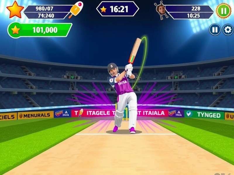 India Splash Cricket Star controls illustration