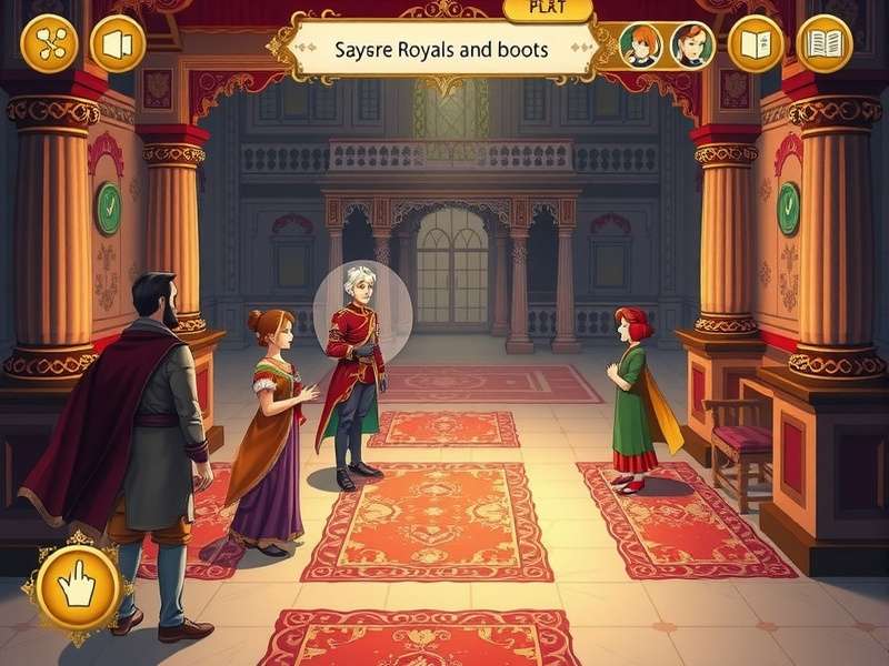 Mysore Royal Secrets gameplay screenshot showing palace environment