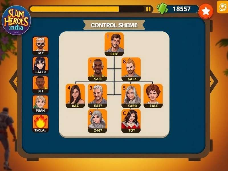 Slam Heroes India control scheme demonstration