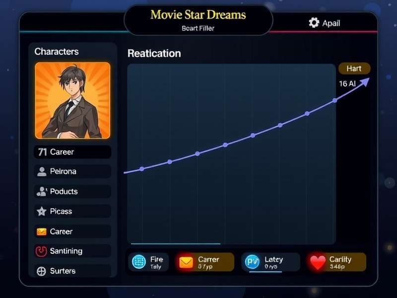 Movie Star Dreams career progression chart