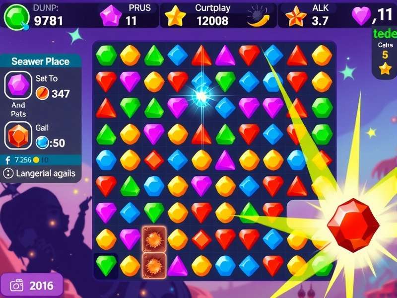 Special jewel combinations and power-ups in Sparkling Bengal Jewels