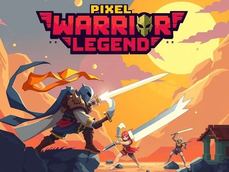 Pixel Warrior Legend Combat Scene