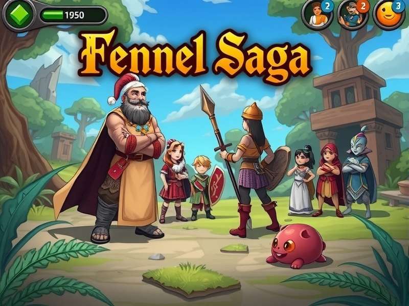 Mystic Fennel Saga character lineup showing diverse heroes