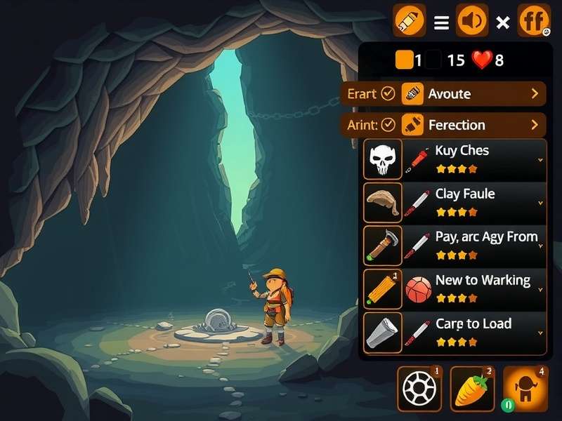 Cave Expedition Ace resource management interface