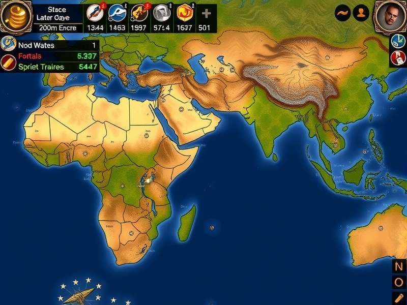 Spice Frontier Pioneer empire management interface