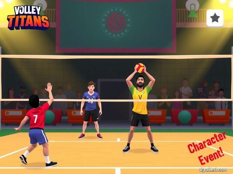 Volley Titans Punjabi Character Selection Screen