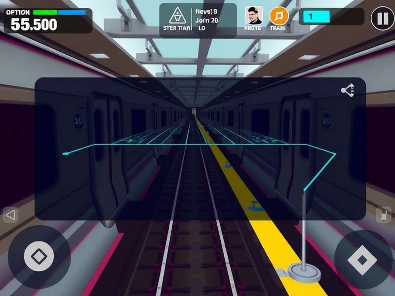 Delhi Metro Rush gameplay screenshot showing train management interface