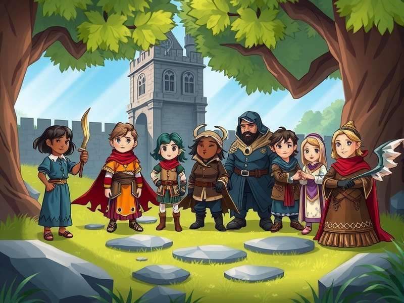 Mystic Fennel Saga gameplay screenshot showing character and environment