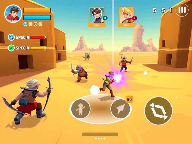 Desert Duel Dash character selection screen showing diverse roster