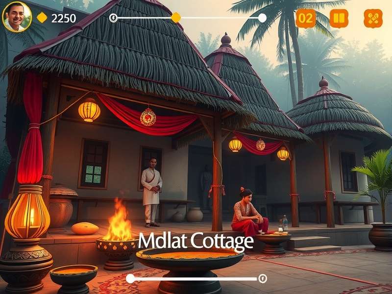 Traditional craft making in Authentic Indian Cottage