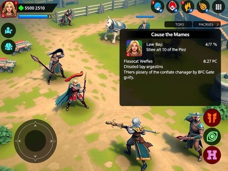 BFC Victory March gameplay screenshot showing character selection and battlefield