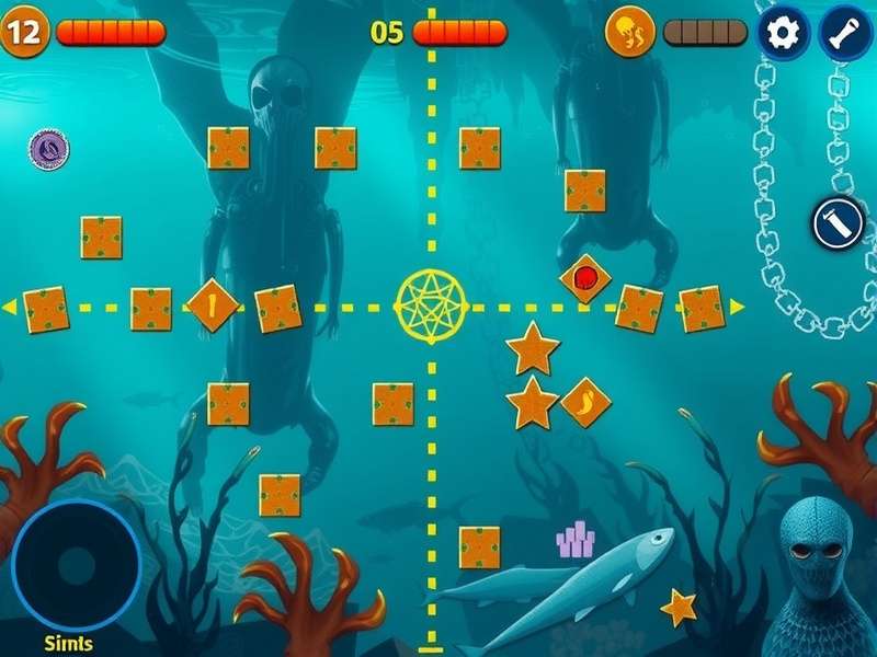 Tidal Treasures puzzle solving interface