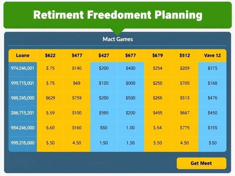 Financial Freedom Planner Retirement Planning