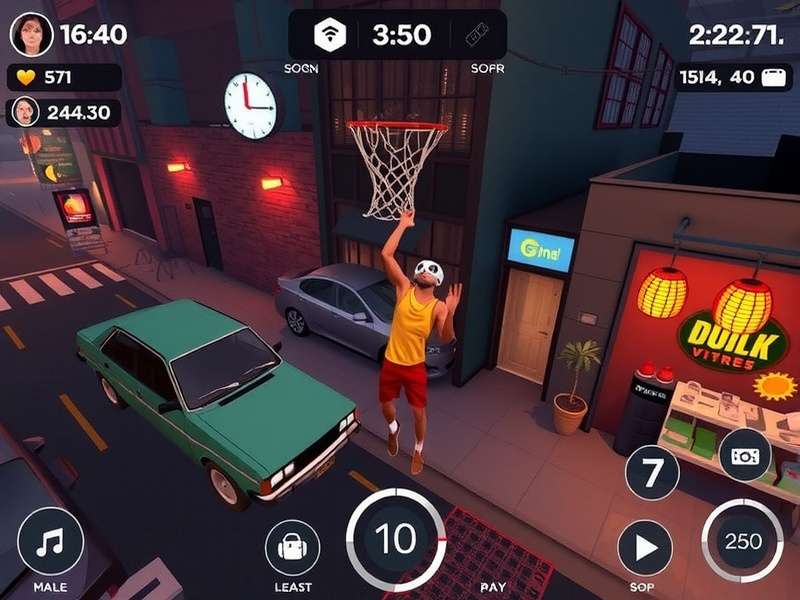 Slum Dunk VR gameplay screenshot