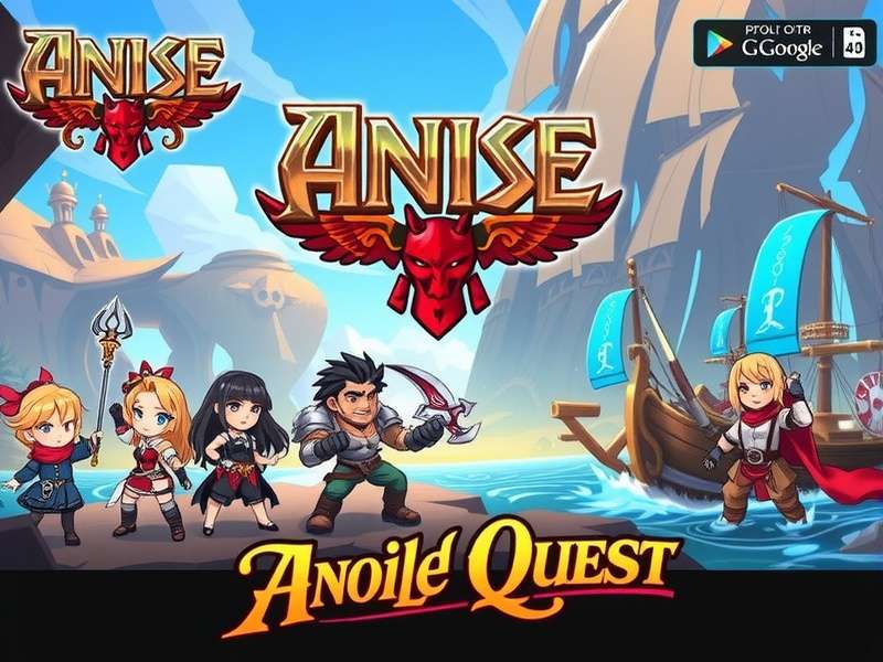 Anise Noble Quest game cover art showing main characters