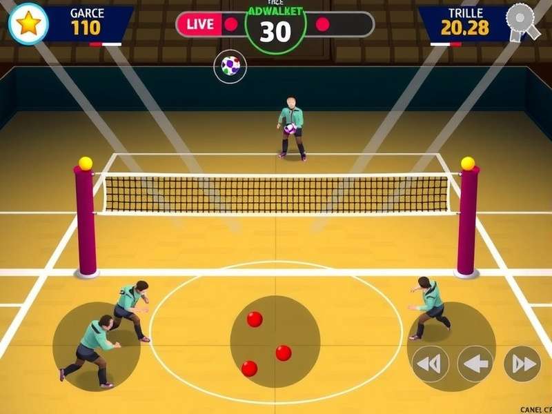 Ace Volley Stars Gameplay Screenshot