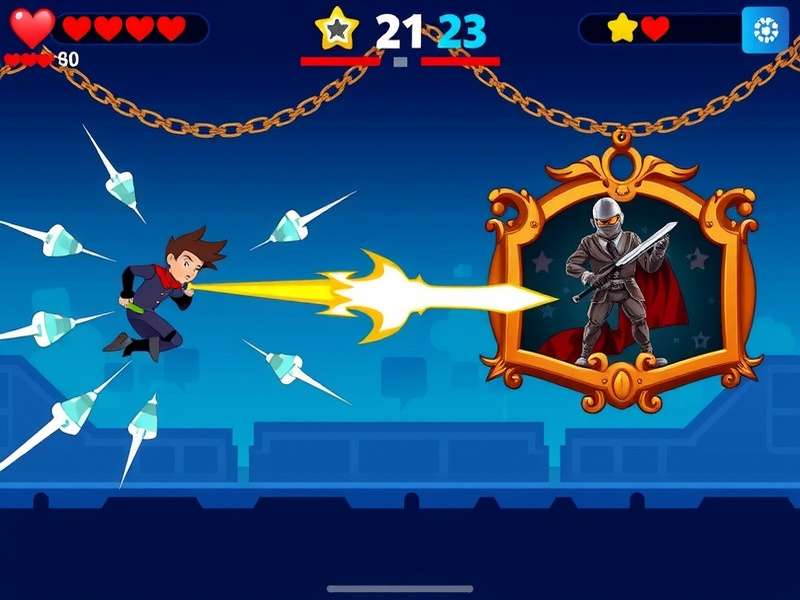 Swift Swipe Smasher gameplay screenshot showing swipe mechanics