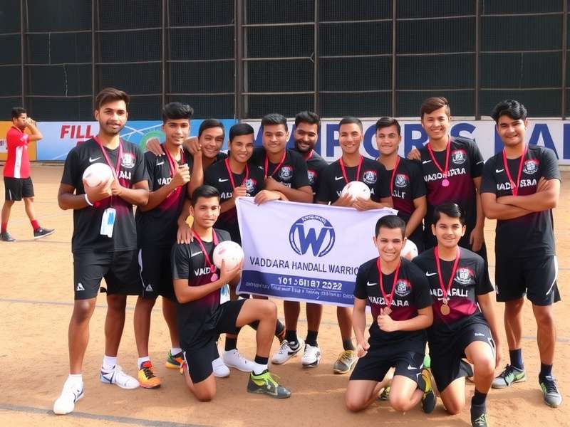 Vadodara Handball Warriors youth training session