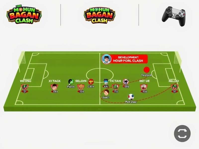 Mohun Bagan Clash development timeline showing key milestones