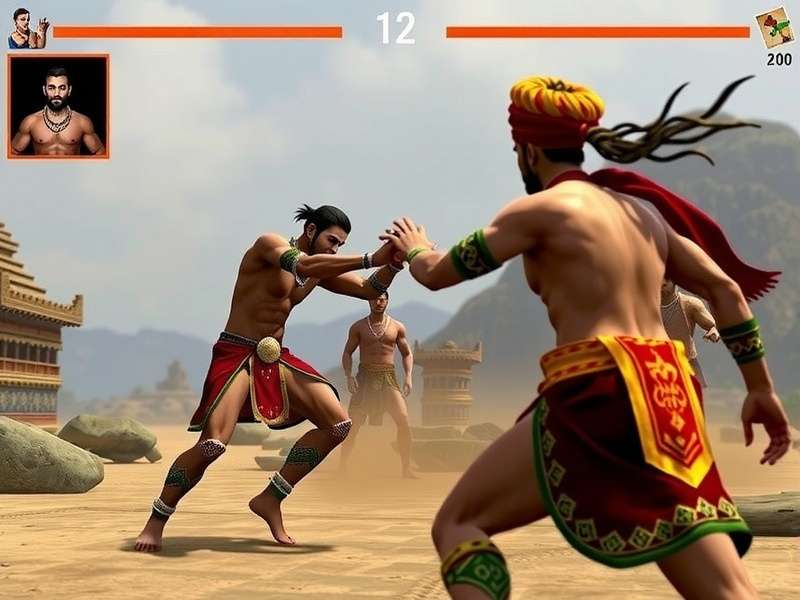 Haryanvi Gladiator Master cultural elements and traditional settings