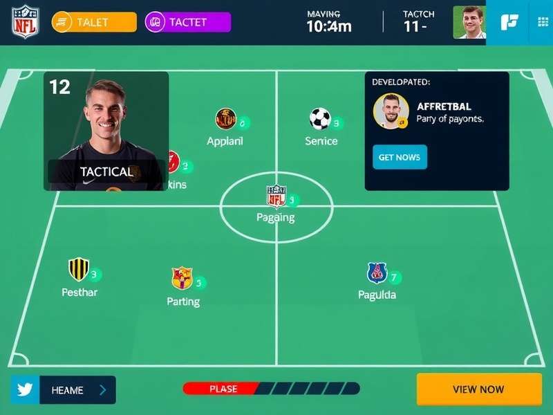 Powerful Passers gameplay screenshot showing tactical interface