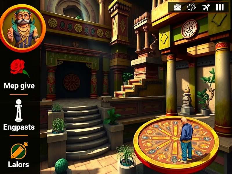 Mystic Maze India gameplay showing ancient temple exploration