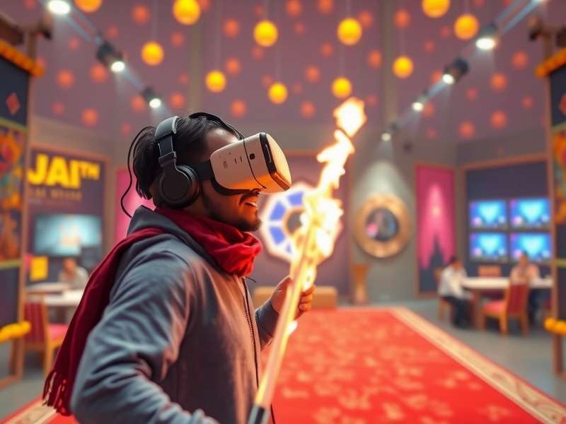 Jai Ho VR Experience gameplay mechanics