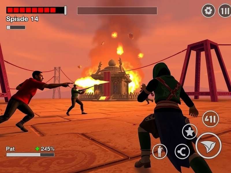 Kabzaa S Terror Outbreak gameplay screenshot showing action sequence