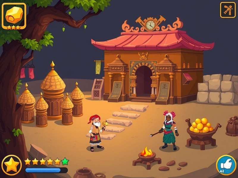 Ancient Pixel Treasure gameplay mechanics illustration