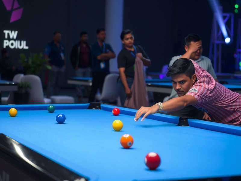 Vadodara Pool Titan equipment and table setup