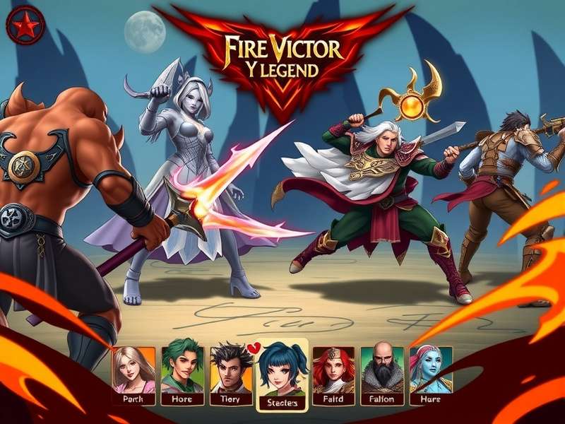 Fire Victor Y Legend character customization interface