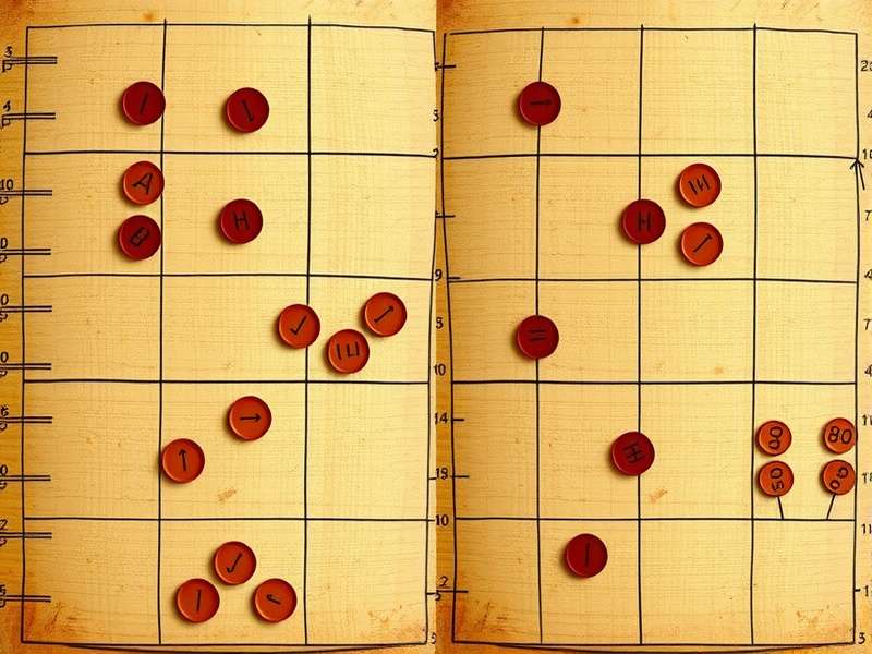 Ancient Indian manuscript showing early game boards