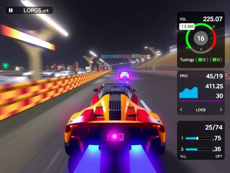 Racing Wheel Pro tuning interface showing performance adjustments